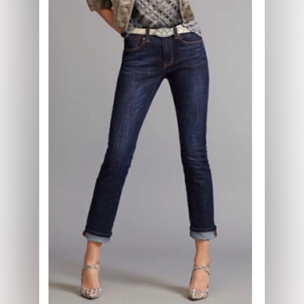 Cabi high straight jeans